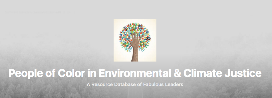 New Website: People of Color in Environmental and Climate Justice