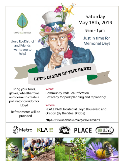 Pollinator Peace Park Cleanup