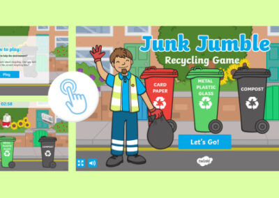 Free Junk Jumble Recycling Materials Game