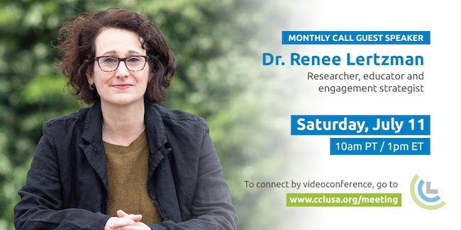 National CCL call with Dr. Lertzman